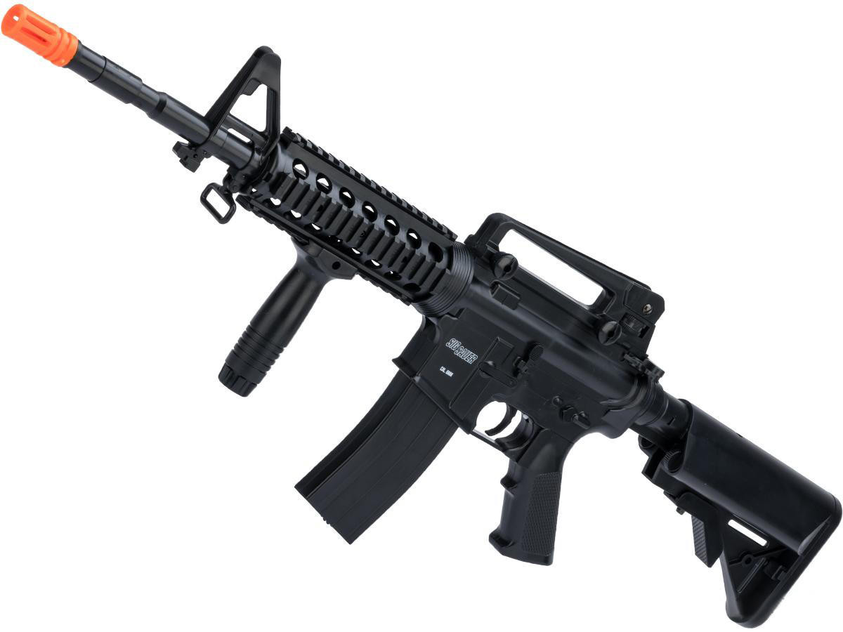 Sig Sauer Licensed Patrol Entry Level AEG Airsoft Rifle and 1911