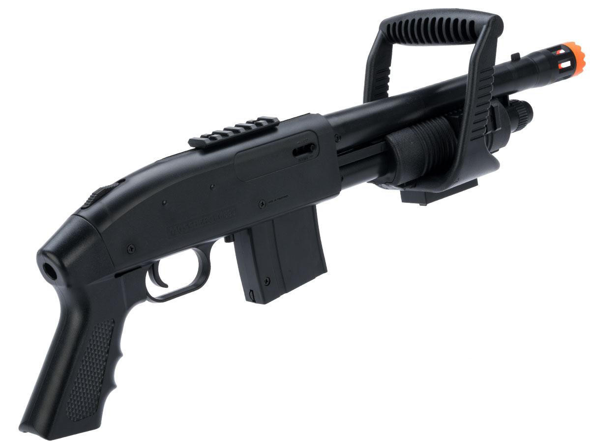 Mossberg Licensed M590 Chainsaw Airsoft Shotgun by Cybergun, Black