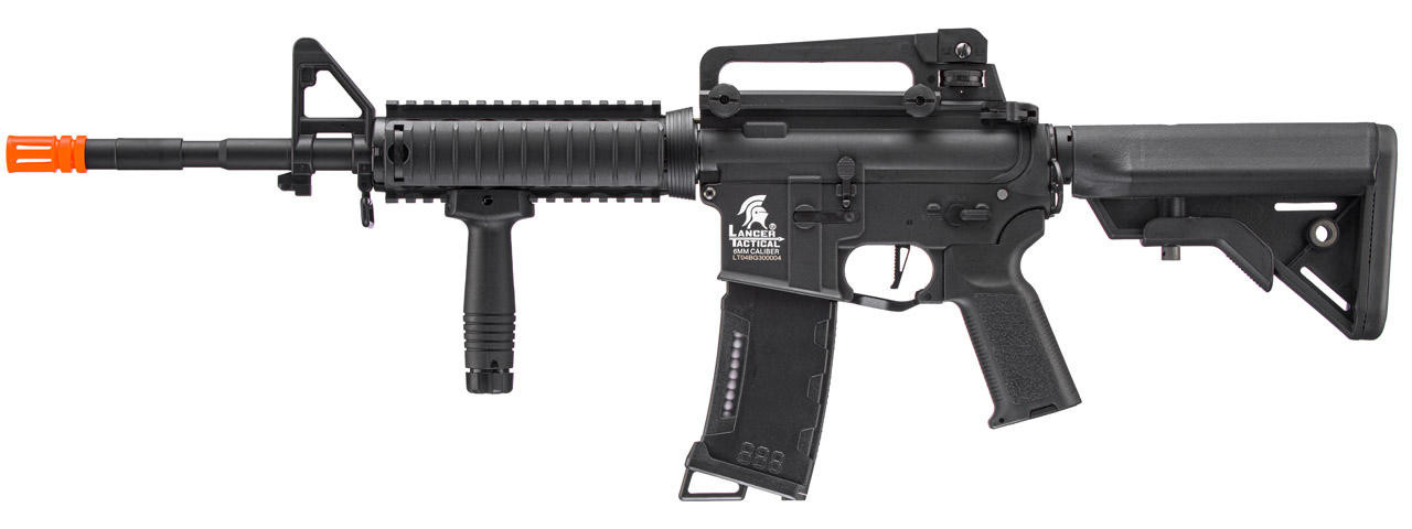 トイガン Lancer Tactical Gen 3 Lancer Tactical Gen 3 M4 SopMod AEG Airsoft Rifle, Black | Airsoft