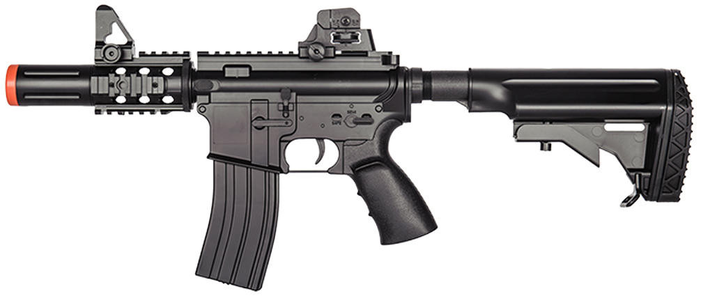 Wells Hybrid Gearbox CQB M4 AEG Airsoft File, Black | Full Auto