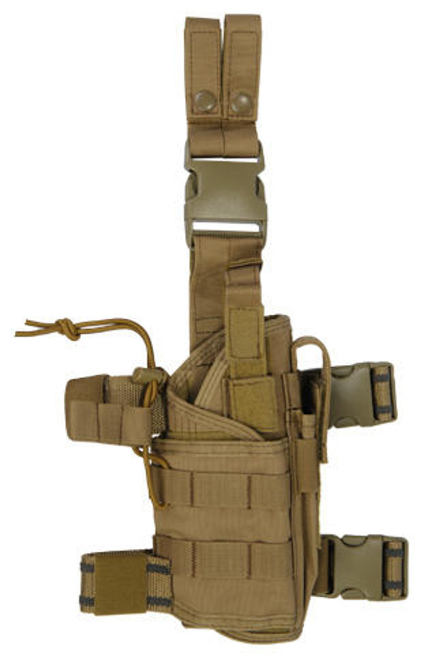 Lancer Tactical 322TN Nylon Tornado Drop Leg Holster, Tan | Airsoft Station