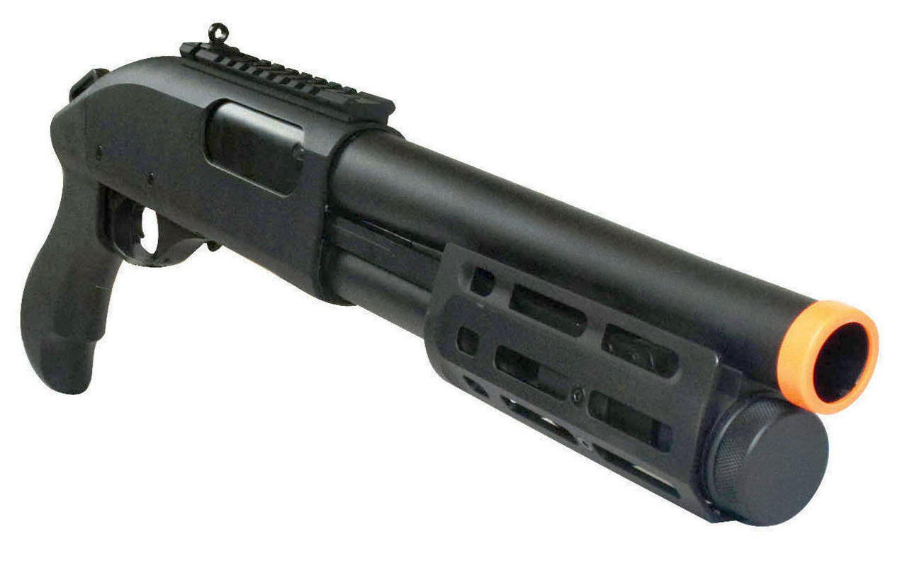GE 8879 M870 Full Metal Tri-Burst Gas Powered Airsoft