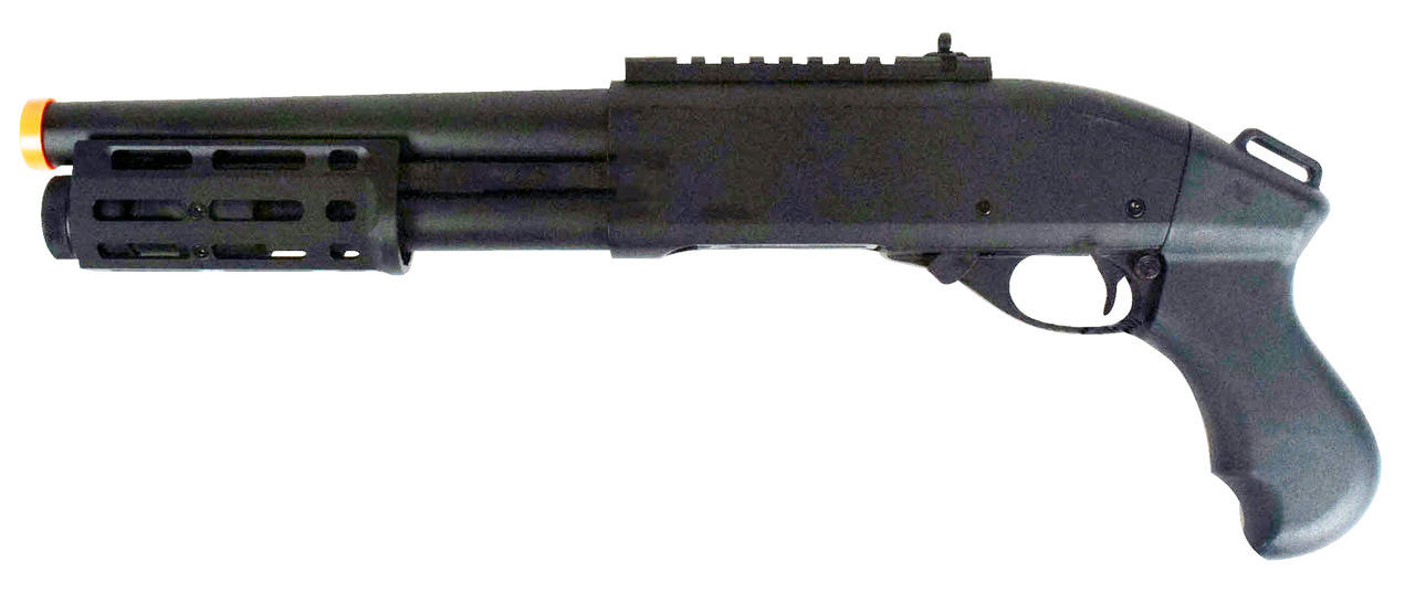 GE 8879 M870 Full Metal Tri-Burst Gas Powered Airsoft