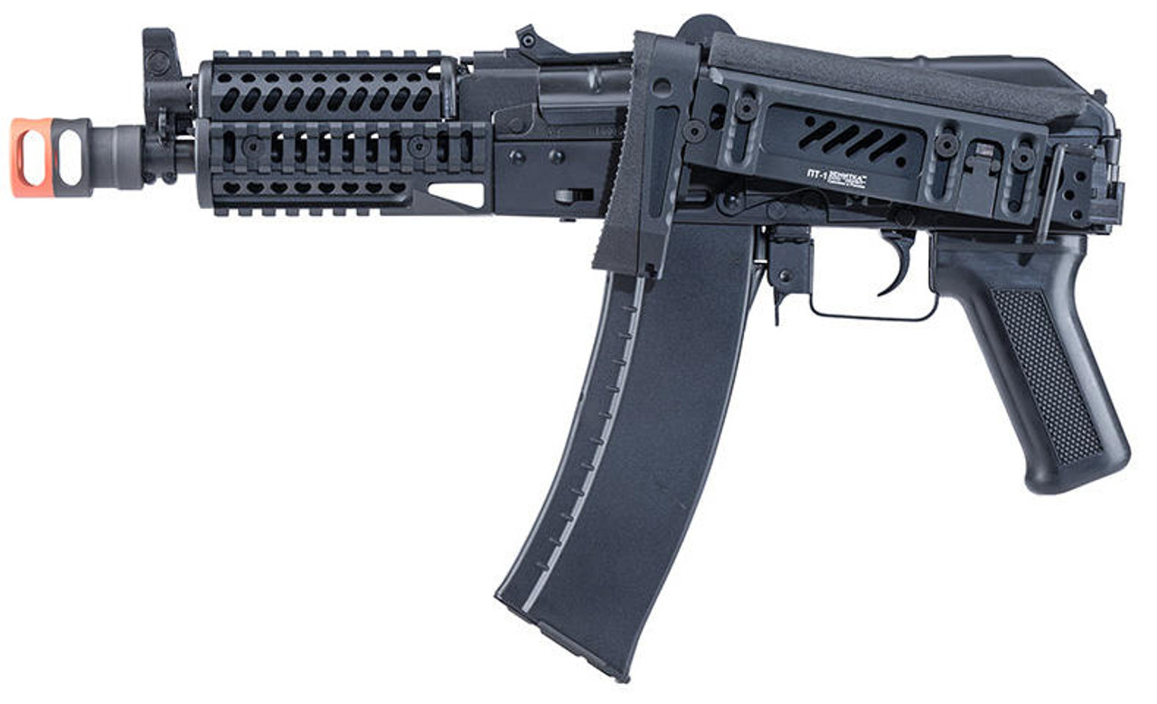 LCT ZKS-74UN AK AEG Airsoft Rifle with Folding Stock, Black