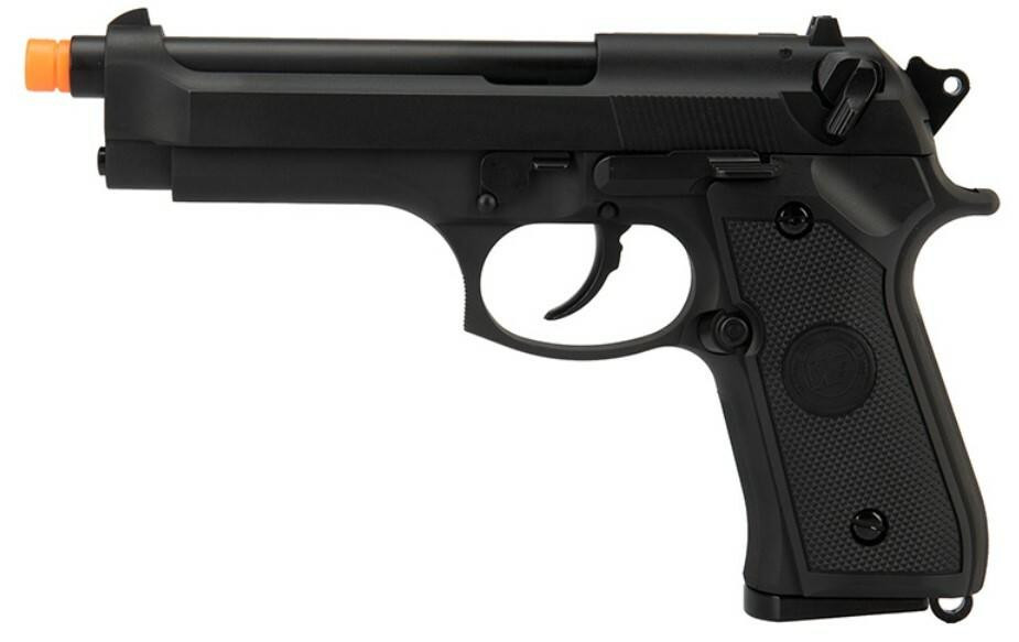 WE Tech Full Metal M9 Semi Automatic Gas Blowback Airsoft Pistol