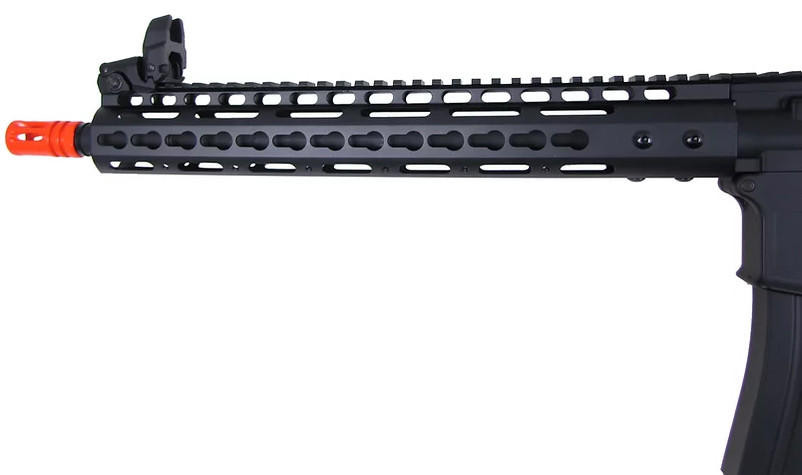 GE 6608 M16 Metal RIS Airsoft AEG Rifle, Black | Airsoft Station
