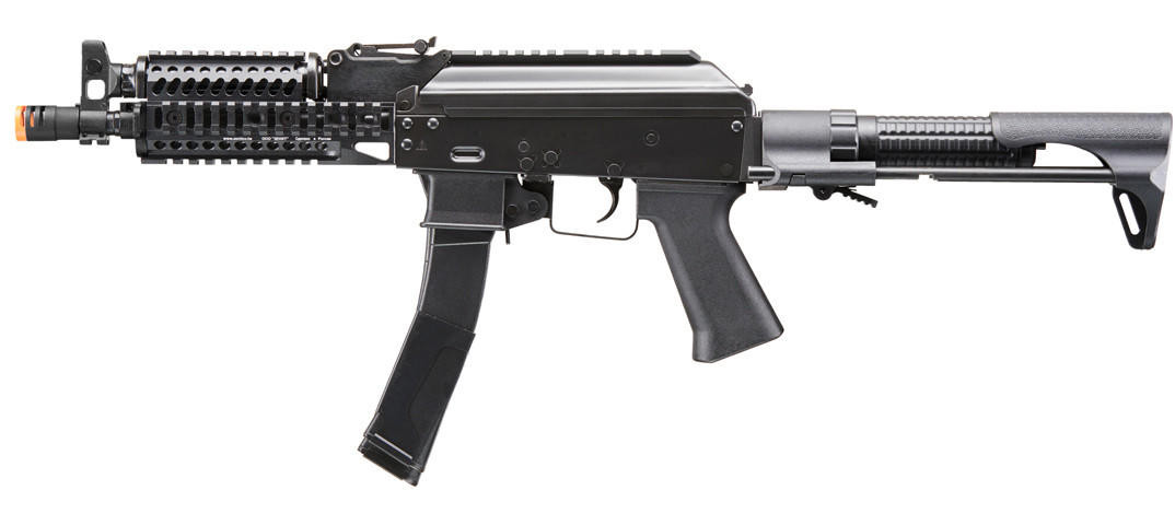 LCT 9mm Style PP-19 PDW AK Airsoft AEG Rifle, Black | Airsoft Station
