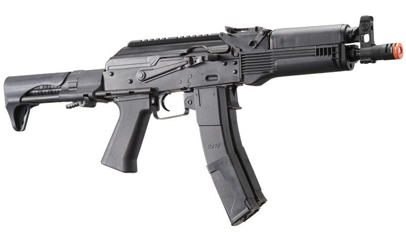LCT 9mm Style PP-19 PDW AK Airsoft AEG Rifle w/ Polymer Handguard