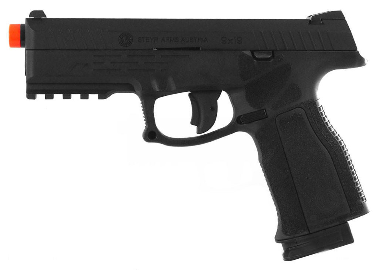 ASG Steyr L9-A2 Gas Blowback Airsoft Pistol, Black | Airsoft Station