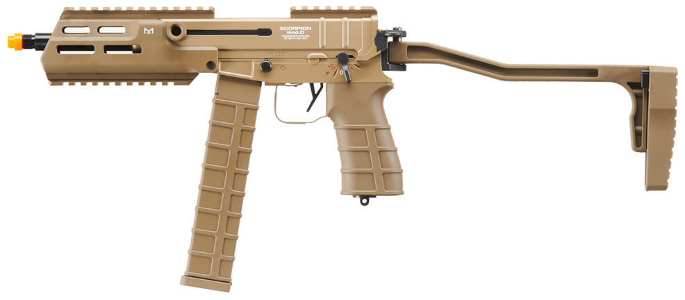 SCORPION mod.D 電動ガン Tokyo Marui Scorpion Mod D Airsoft Electric Sub Machine Gun, FDE