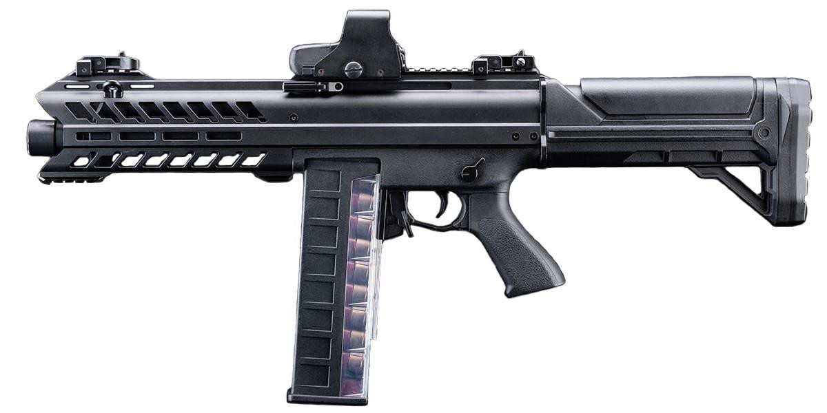 EMG SGR-12 3-Round AES Airsoft Automatic Electric Shotgun, Black 