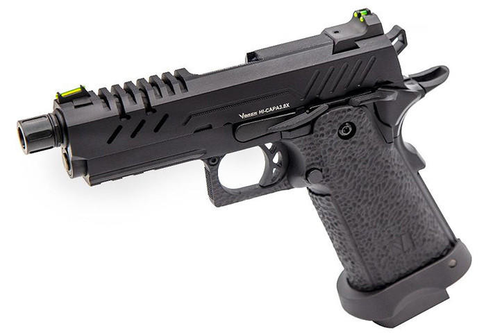 Vorsk 3.8 Hi Capa Pro GBB Airsoft Pistol, Black | Airsoft Station