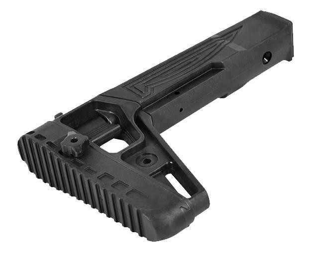 LCT Airsoft LCK-19 Telescoping Fixed Stock, Black | Airsoft Station
