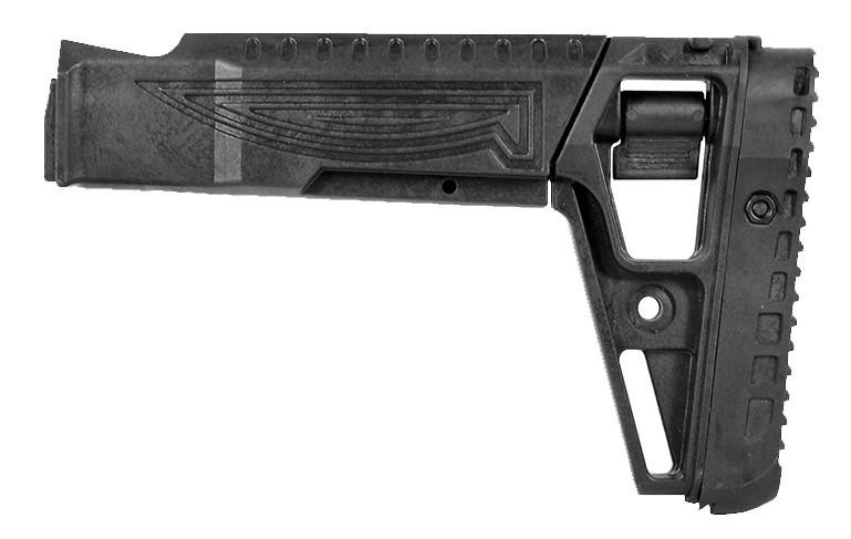 LCT Airsoft LCK-19 Telescoping Fixed Stock, Black | Airsoft Station