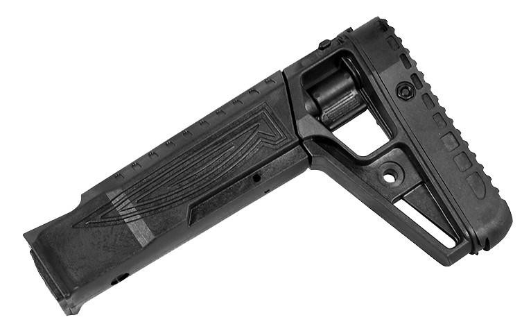 LCT Airsoft LCK-19 Telescoping Fixed Stock, Black | Airsoft Station