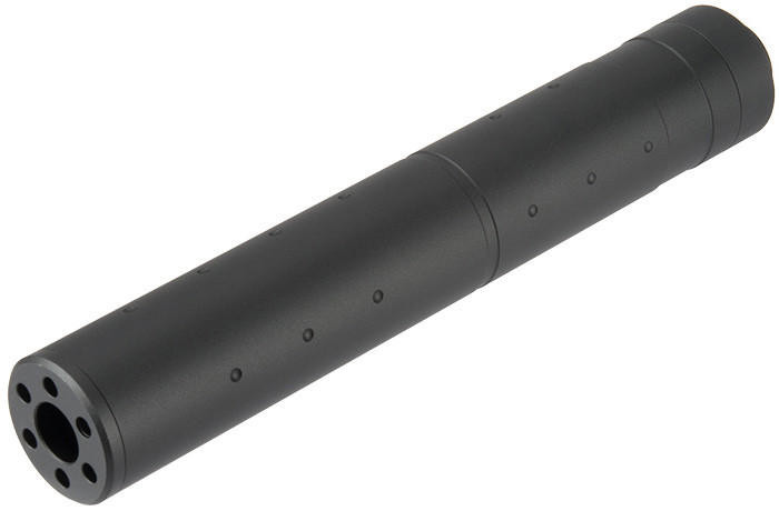 Lancer Tactical 195mm Aluminum Dot Mock Suppressor, Black