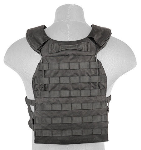 Lancer Tactical Nylon Vest, Black Airsoft Station
