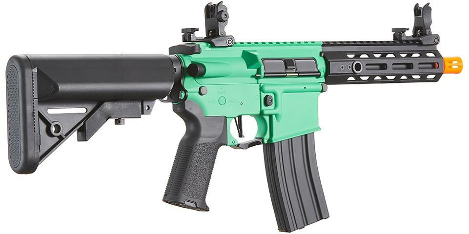 Lancer Tactical Gen 2 CQB Airsoft M4 AEG Rifle Core Series, Green