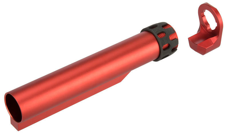 Lancer Tactical Buffer Tube, End Plate, and Castle Nut - Thumbnail 3