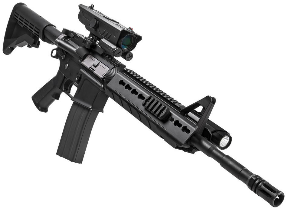 NcSTAR VISM・DELTA SCOPE 4×30 スコープ NcStar Delta 4x30 Sniper Reticle Scope w/ NAV LED, Black | Airsoft