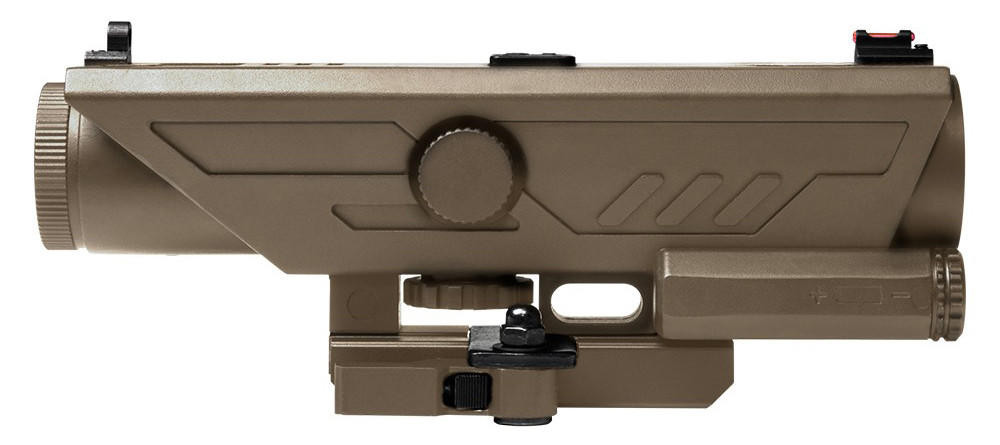 NcStar Delta 4x30 Sniper Reticle Scope w/ NAV LED, Tan | Airsoft