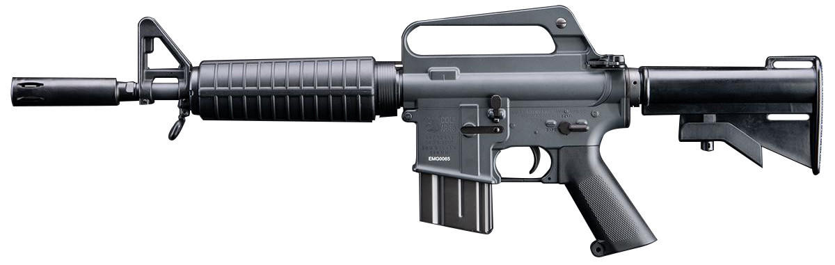 EMG Colt Licensed Historic Models XM177E1 Airsoft AEG Rifle, Black EMG Colt Licensed Historic Models XM177E1 Airsoft AEG Rifle, Black