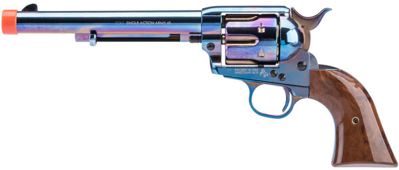 ガスガン　Colt Single Action Army .45 Colt SAA .45 Style Peacemaker Cavalry Barrel Gas Powered