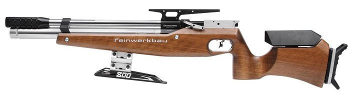 ライフル射撃 Feinwerkbau リアサイト 他3点 Feinwerkbau PCP .177 800 Basic Field Target Air Rifle, Wood