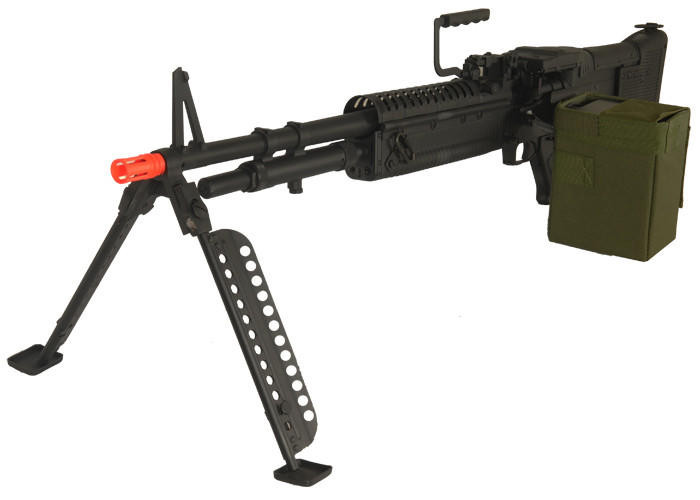 Atlas Custom Works Full Metal M60 VN Machine Gun AEG Airsoft Rifle