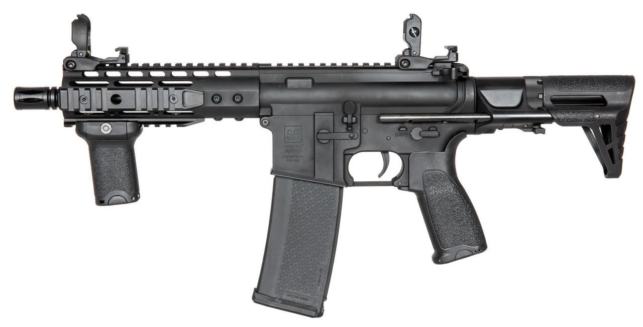 Specna Arms PDW EDGE Carbine M4 Airsoft AEG Rifle, Black | Airsoft