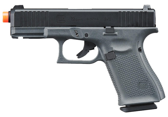 Glock 19 Gen 5 GBB Airsoft Pistol, Tungsten Grey | Airsoft Station