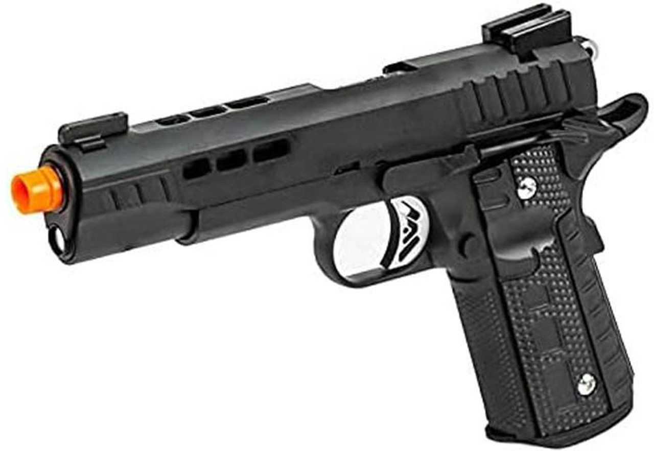 Ascend KP1911 Custom Gas Blowback Airsoft Pistol, Black | Airsoft Station