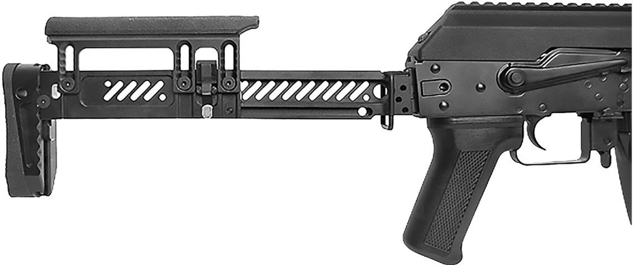 LCT ZK-104 AK Airsoft AEG Rifle w/ Folding Stock, Black