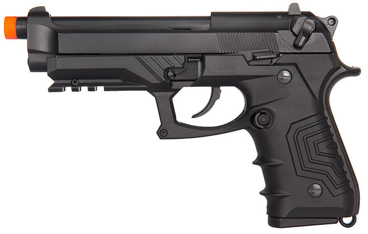 HFC M92 CO2 Blowback Semi Auto Airsoft Pistol, Black | Airsoft Station