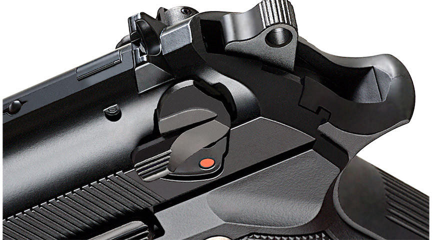 Tokyo Marui U.S. M9 Gas Blowback Airsoft Pistol, Black | Airsoft