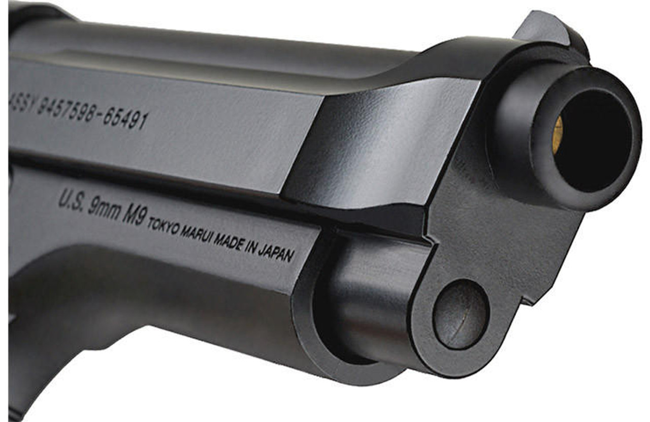 トイガン U.S. 9mm M9 TOKYO MARUI Tokyo Marui U.S. M9 Gas Blowback Airsoft Pistol, Black