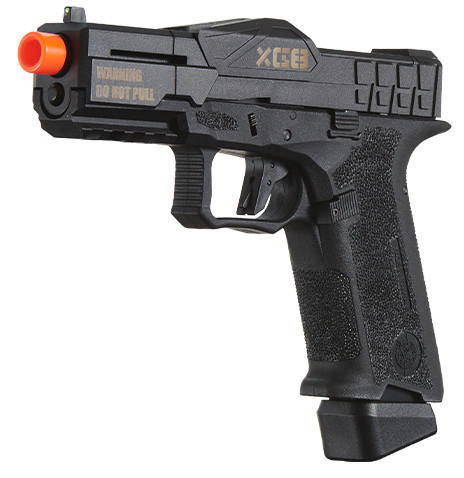 Poseidon CSI XG8 Close Combat Tactical GBB Airsoft Pistol, Black