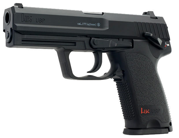 Heckler & Koch USP .177 Cal CO2 NBB Air Pistol, Black | Airsoft