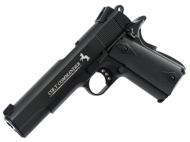 Umarex .177 Cal CO2 Colt Commander Blowback 1911 Airgun, Black