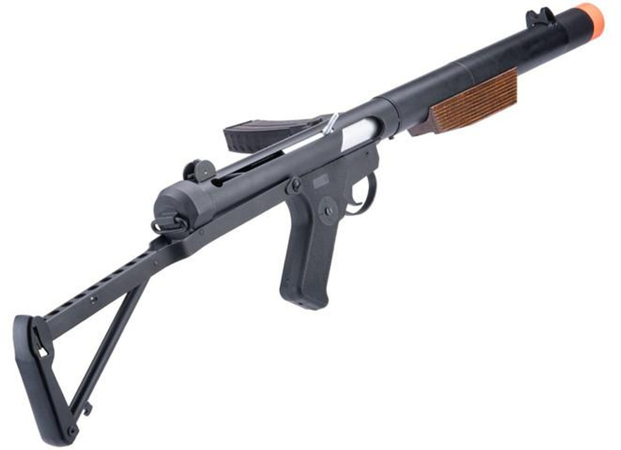 S&T Sterling Mk5 L34A1 Airsoft AEG Submachine Gun, Black