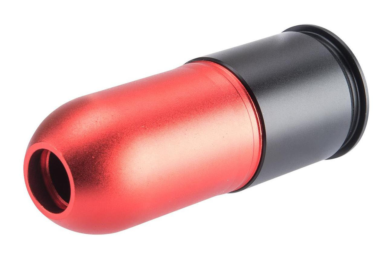 Avengers 40mm 55rd Multi-Purpose Airsoft Gas Grenade Shell, Red