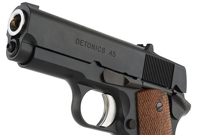 Tokyo Marui Detonics 45 Style GBB Airsoft Pistol, Black | Airsoft