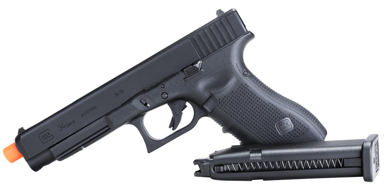 Glock G34 Gen4 GBB Airsoft Pistol, Black | Airsoft Station