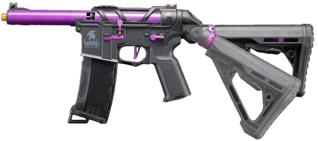 Lancer Tactical AirTac Customs Gen 3 Airsoft AEG Rifle, Purple