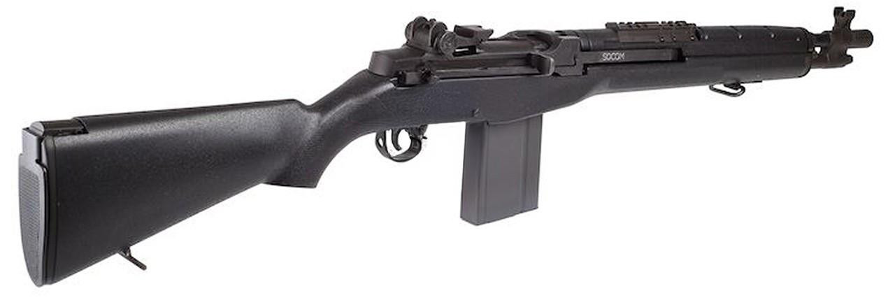 Tokyo Marui M14 Socom with Stock AEG Airsoft Gun, Black | Airsoft