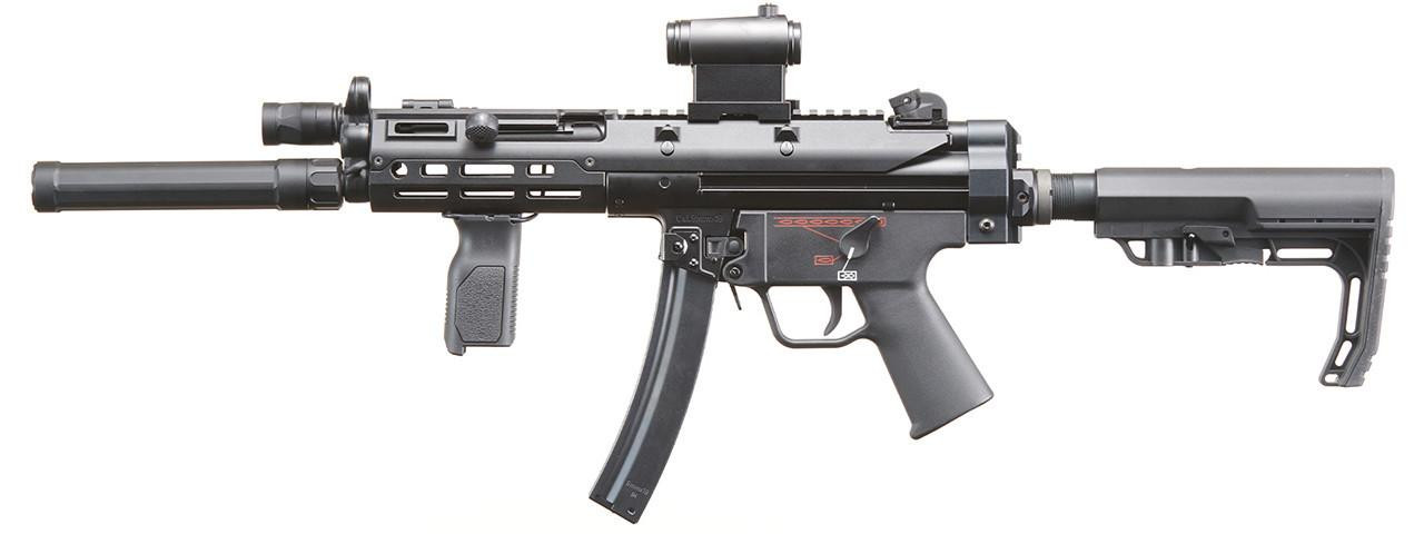 Custom Kobold Elite Force H&K MP5A5 Metal AEG Airsoft Gun, Black