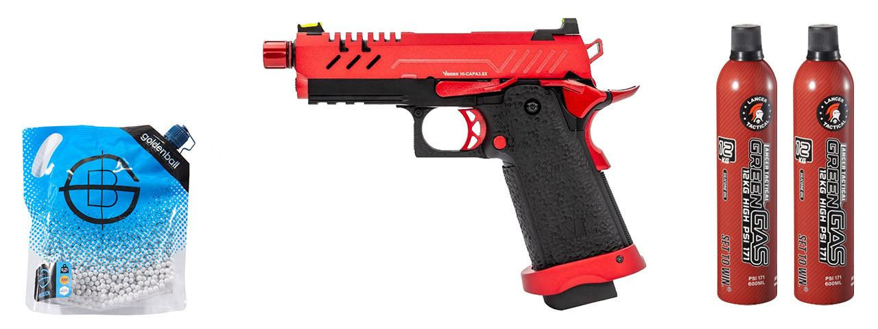 Vorsk Airsoft 3.8 Hi Capa Pro GBB Airsoft Pistol w/ Green Gas