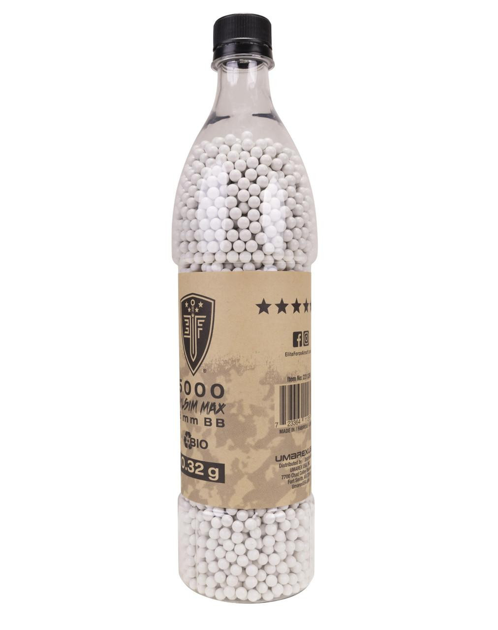 Elite Force MILSIM MAX 0.32g Bio Airsoft BBs 5000ct, White