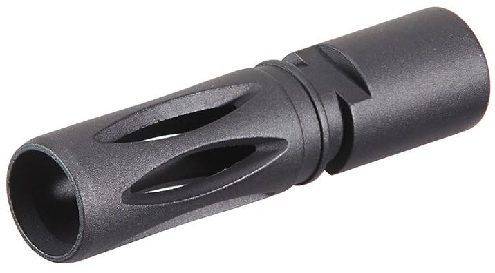 Universalバット HOW FLASH11.9シャフト WE Metal 11mm CCW Flash Hider for SMG-8 Airsoft GBB SMG, Black