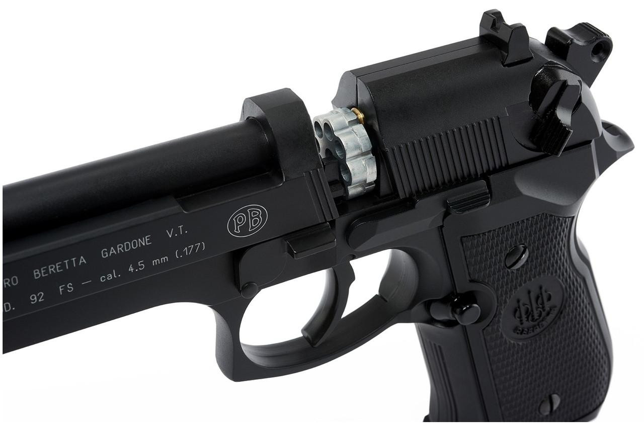 Beretta M92FS CO2 .177 Cal Air Pistol, Black | Airsoft Station